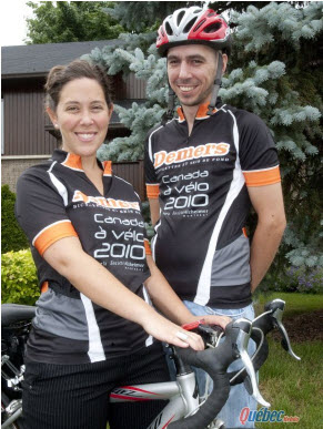 Alzheimer : Deux jeunes canadiens récoltent des dons… à vélo - Source de l'image: http://www.quebechebdo.com
